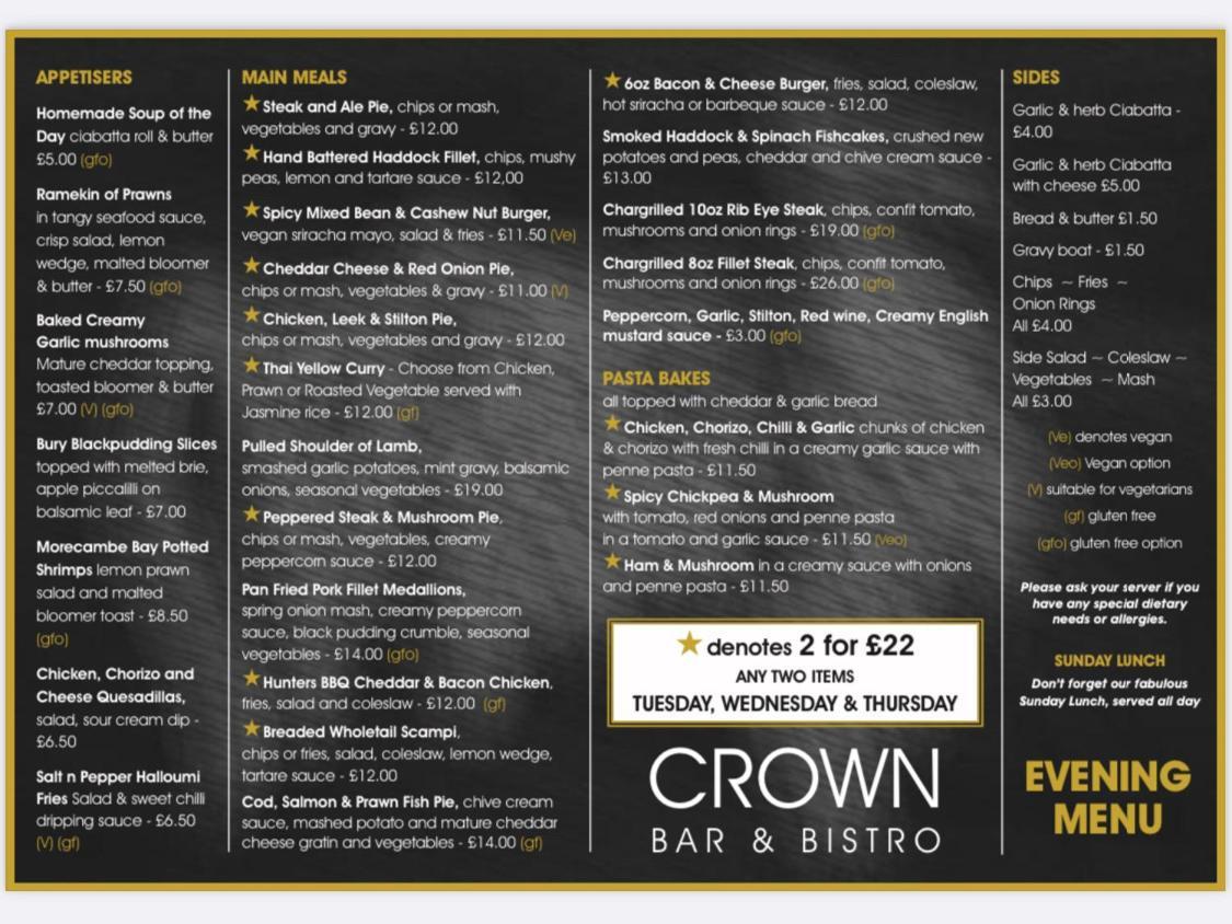 The Crown Hotel Morecambe Bagian luar foto