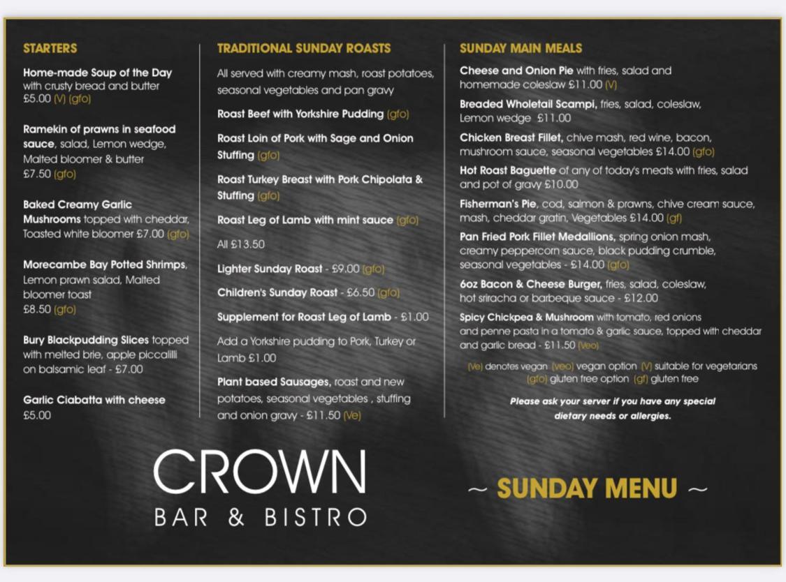 The Crown Hotel Morecambe Bagian luar foto