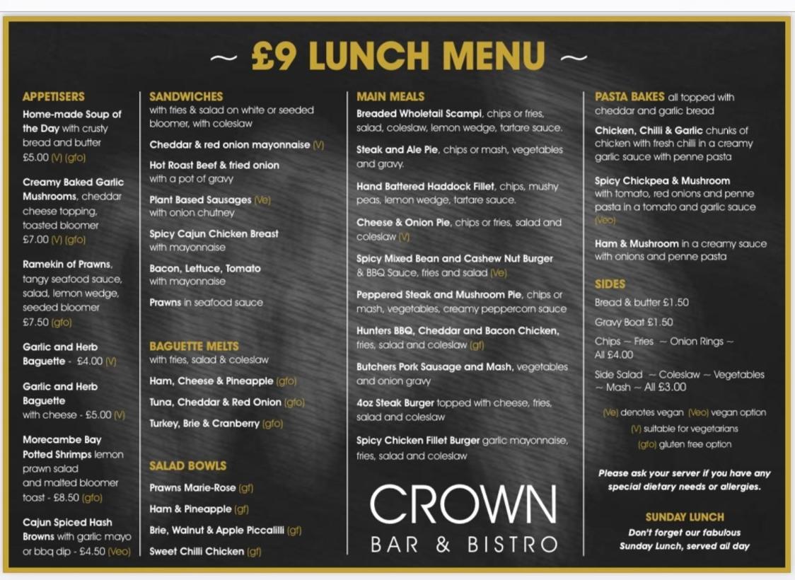 The Crown Hotel Morecambe Bagian luar foto
